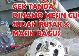 Tanda Dinamo Pengering Mesin Cuci Rusak